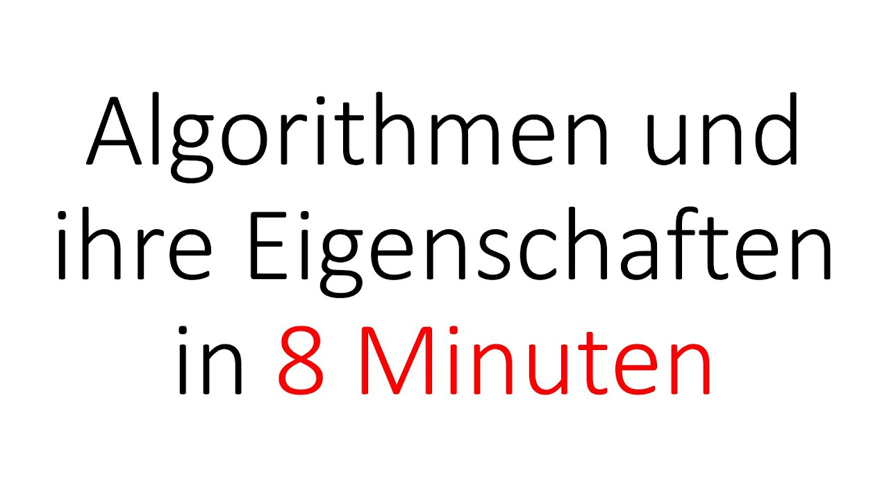 Was ist ein Algorithmus? Eigenschaften & Grundlagen einfach erklĂ€rt đ€