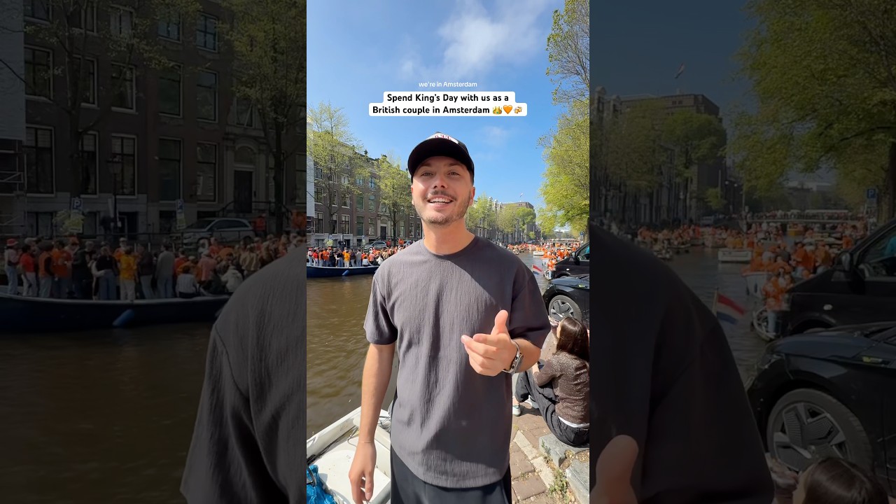 Celebrate Kings Day in Amsterdam 🇳🇱