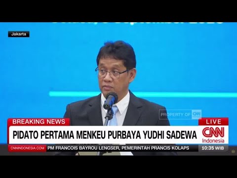 FULL Pidato Pertama Purbaya Yudhi Sadewa Sebagai Menteri Keuangan