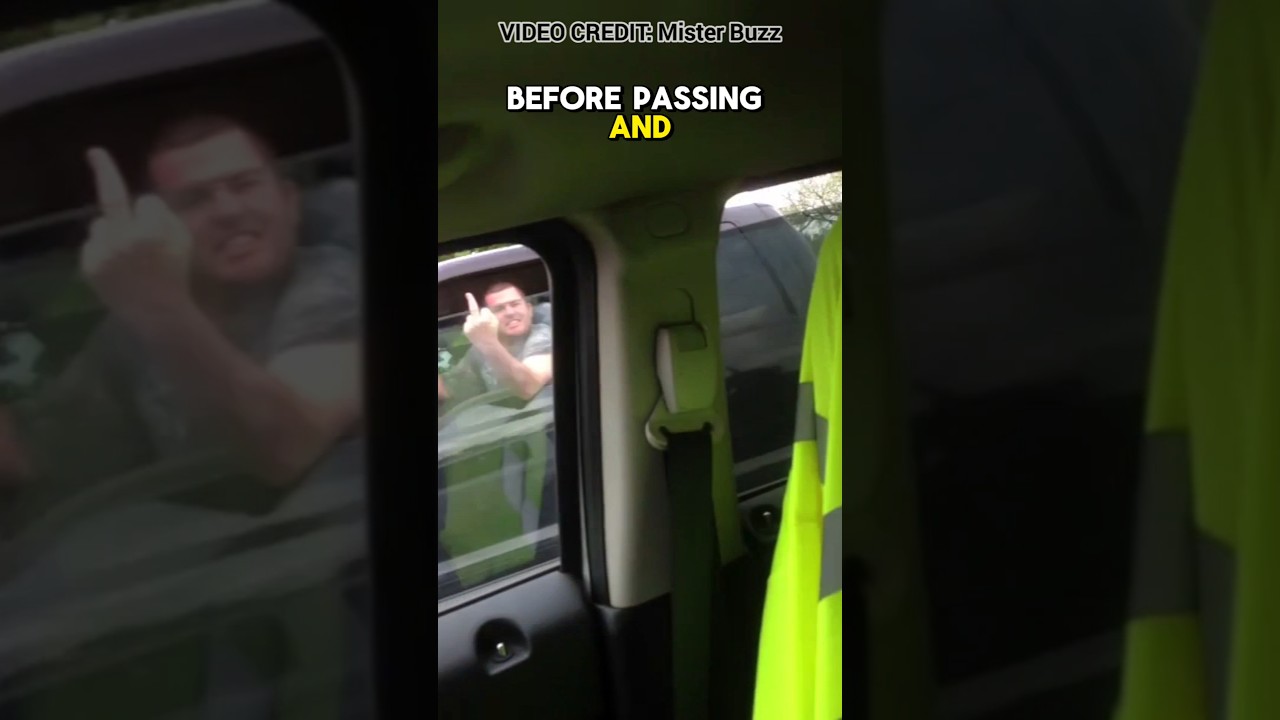 Road Rage Driver Gets Instant Karma 🚗