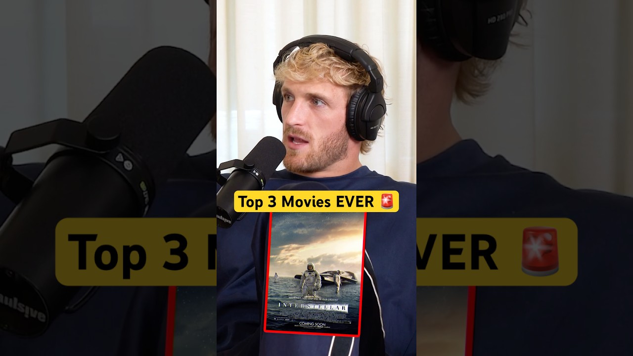 Logan Paul’s Top 3 Movies of All Time 🎬