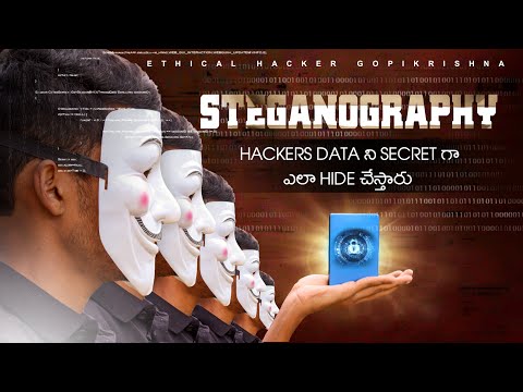 Steganography Tutorial - Hide Data in Image File | In Telugu | Ethical Hacker - Gopikrishna