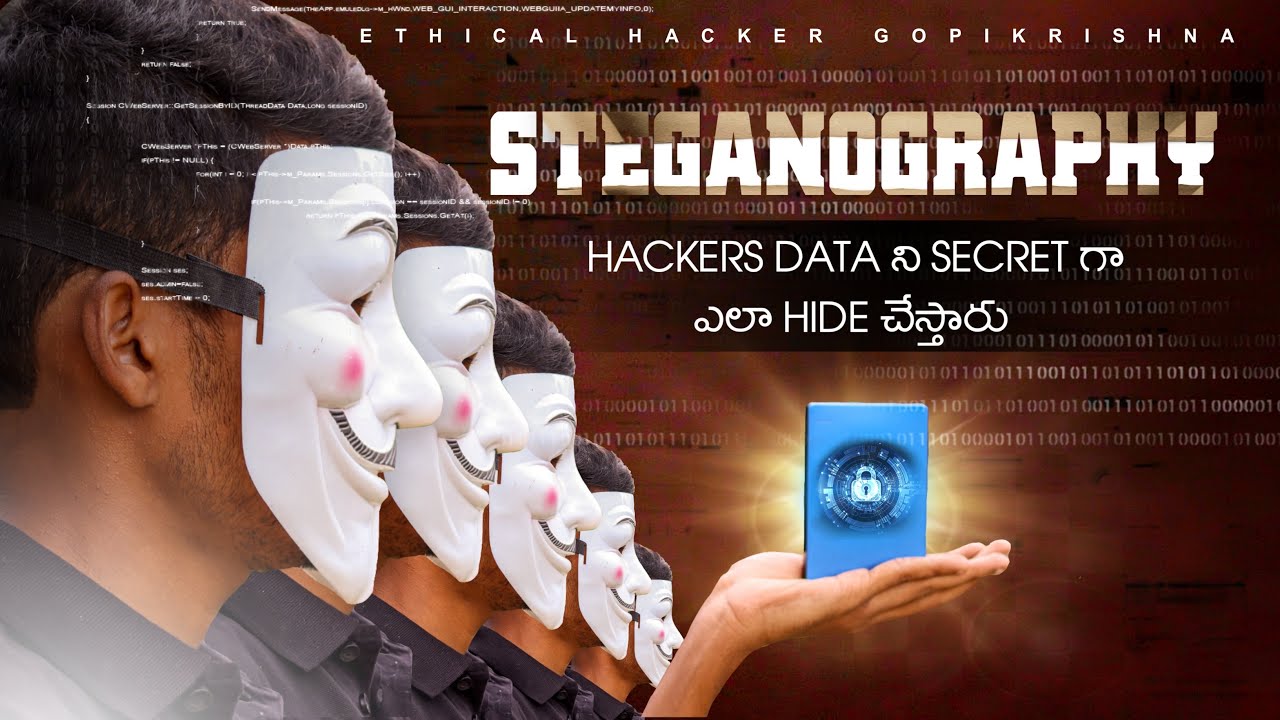 Steganography Tutorial in Telugu: Hide Data in Images Securely with Xiao Tool 🔐