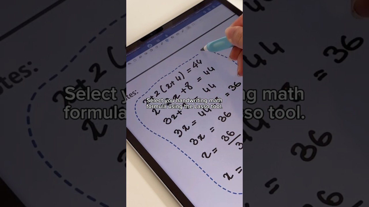 Transform Messy Math Notes into Clear, Organized Text with Goodnotes 6 ✨