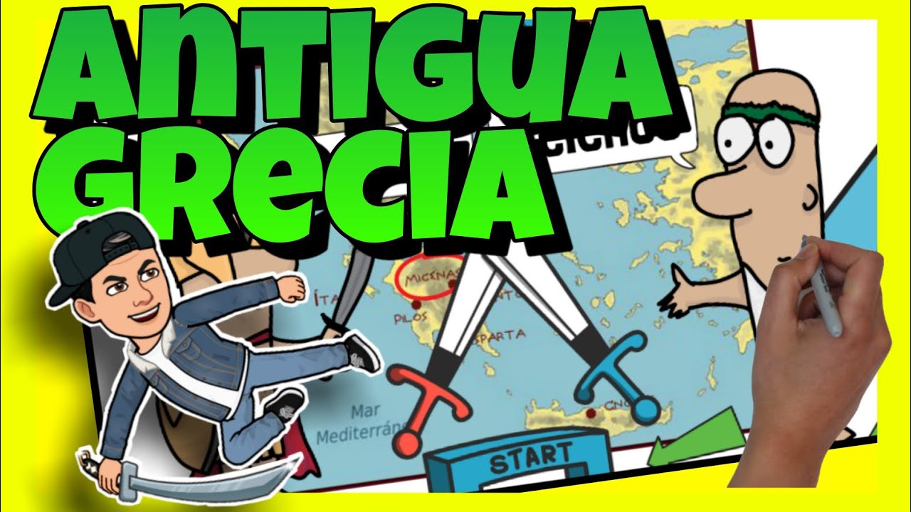 Historia de la Antigua Grecia para Niños en 5 Minutos 🏺