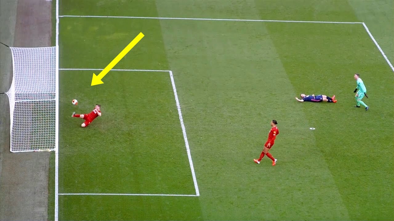 Amazing Goal Line Clearances in Football ⚽