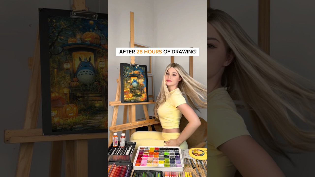 Random Card Picks My Ghibli & Halloween Drawing 🎃