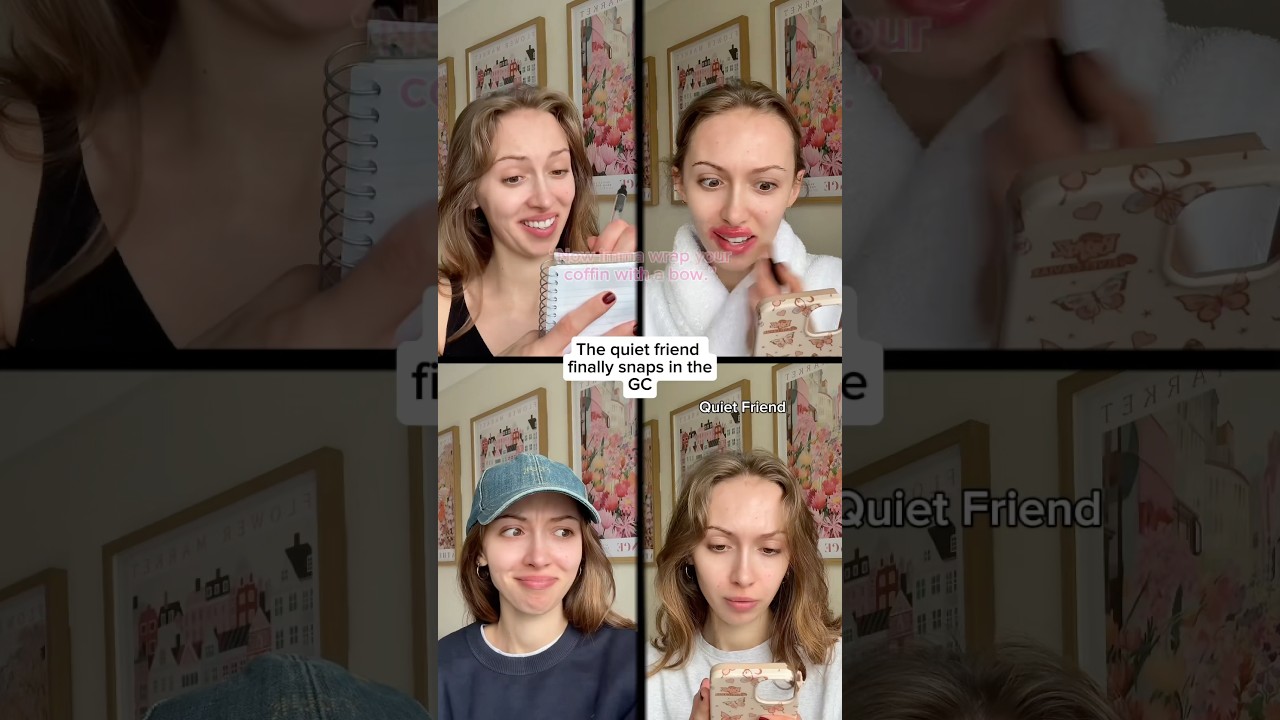 When the Quiet Friend Finally Loses It in the Group Chat 😱