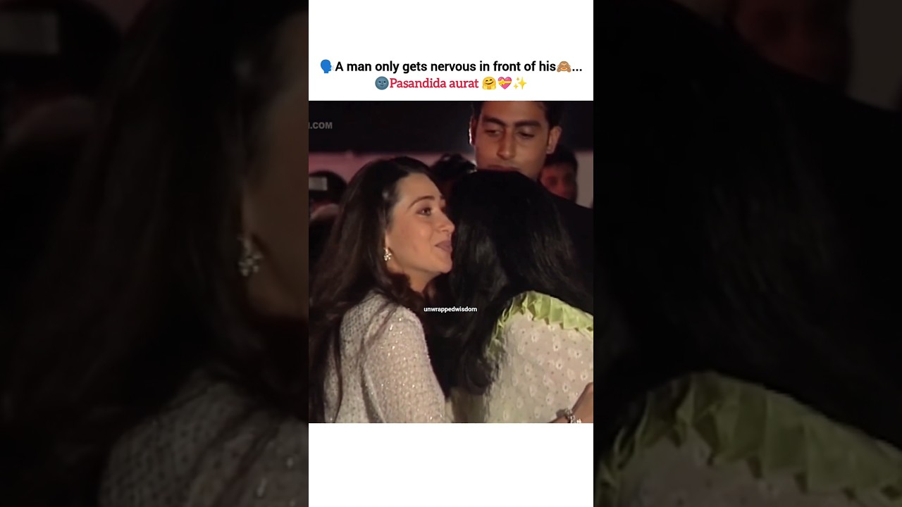Abhishek Bacchan's Shy Moment with Karishma Kapoor 💍