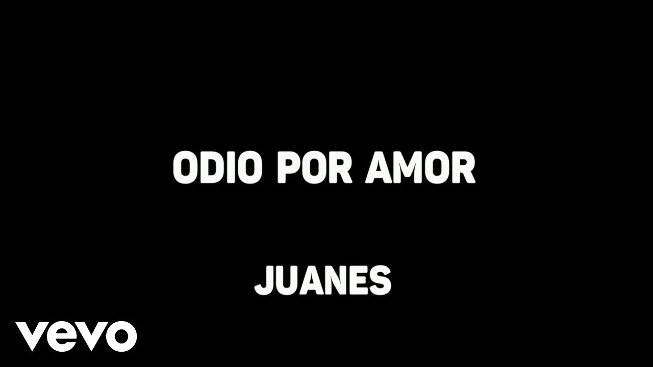 Juanes - Odio Por Amor Karaoke (Gratis con Registro) 🎤
