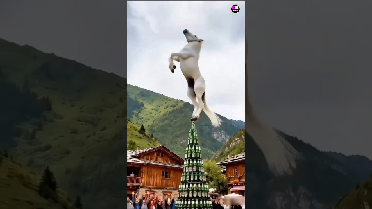 Incredible Horse Jump Stunt Circus Show! ππ₯