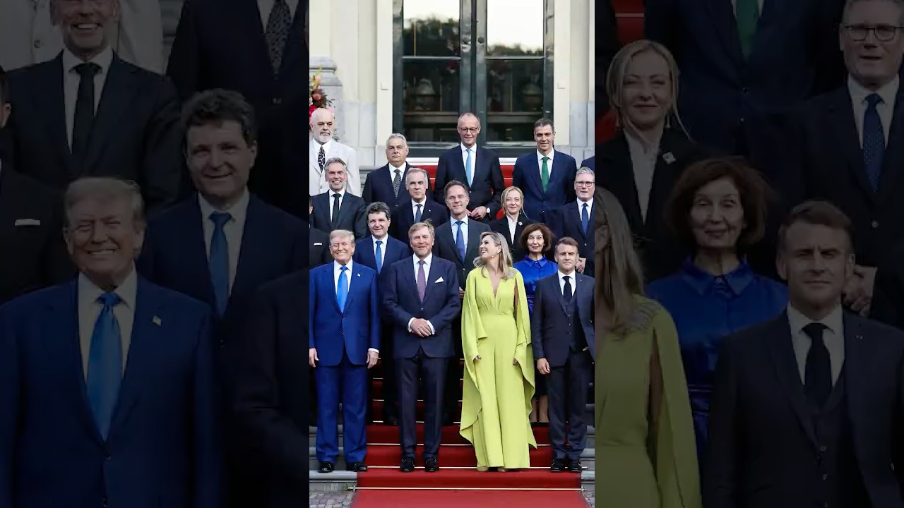 NATO Leaders Pose for Summit Photo in Amsterdam 📸