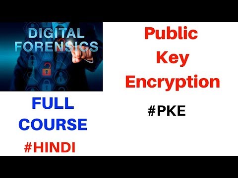 Public Key Encryption (PKE) in hindi | Public key encryption example | Digital Forensic
