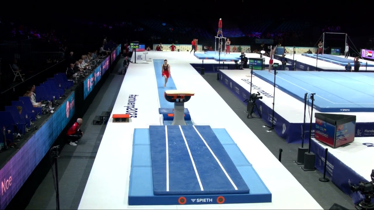 Seifert Noe's Vault Qualification at 2023 Artistic Worlds in Antwerp 🇧🇪