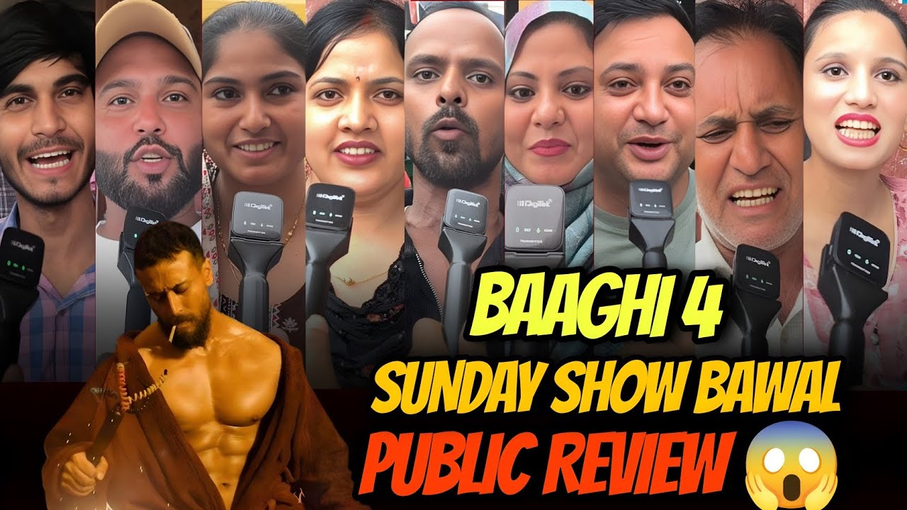 Baaghi 4: Full House on Sunday & Public Reactions 🎬