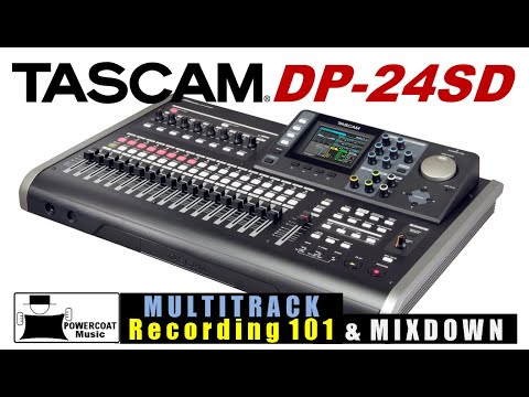 Tascam DP-24SD: 24-Track Digital Portastudio 🎚️
