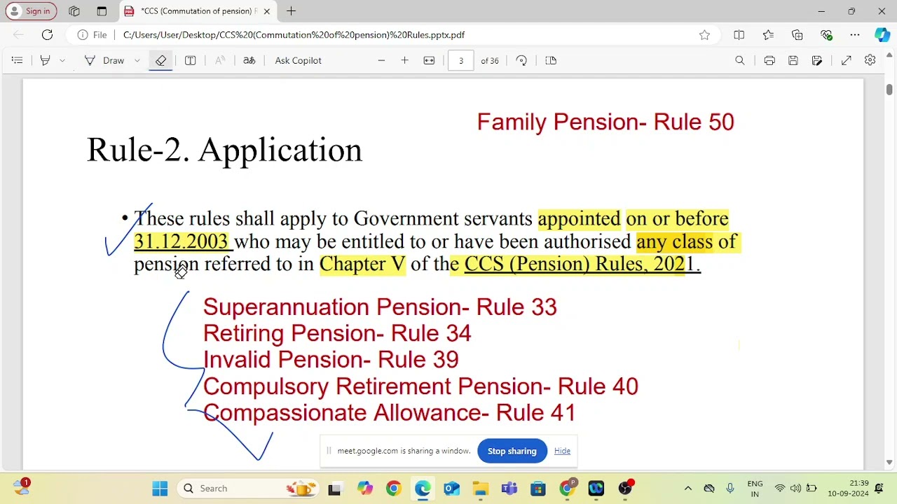 Commutation of Pension Rules, 1981 for Class-1 📜