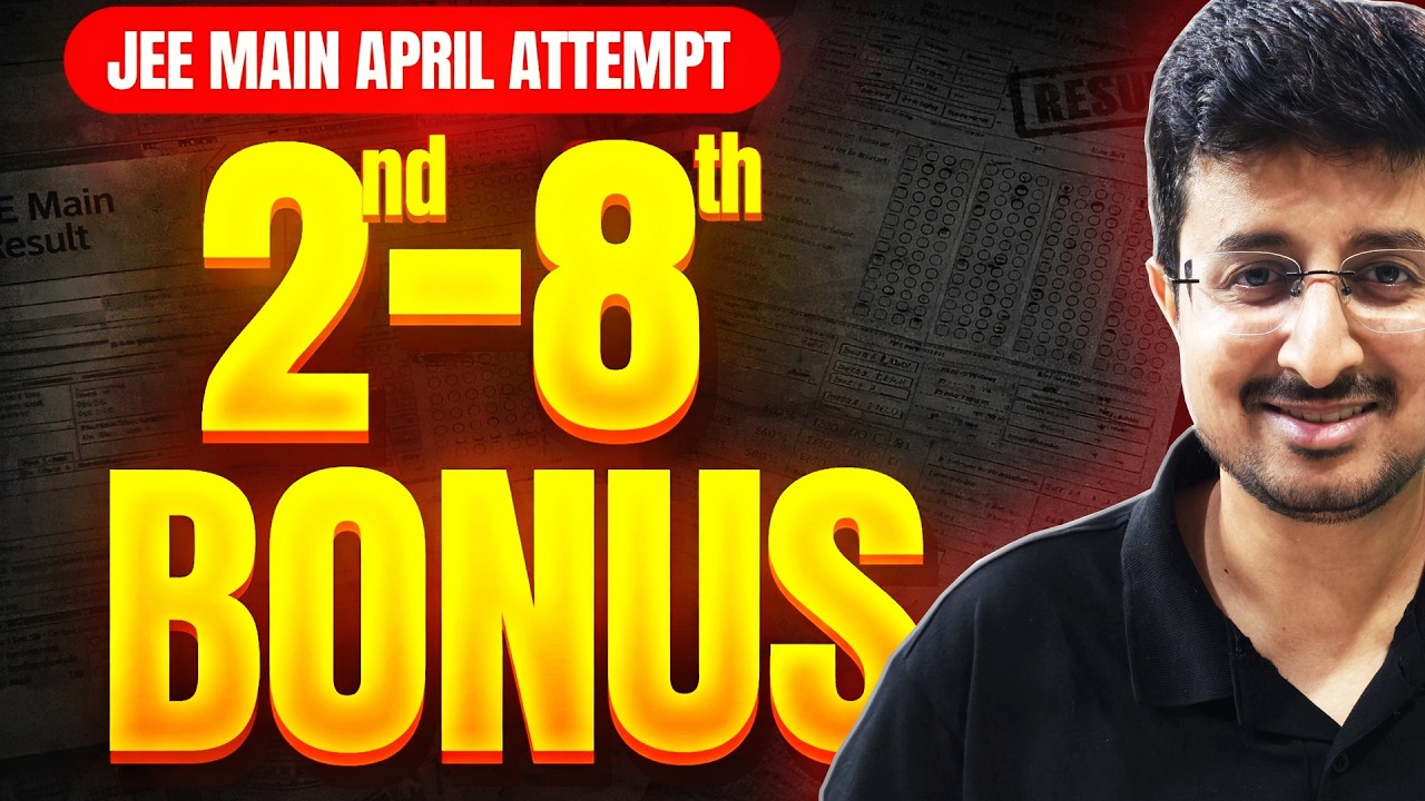 ๐ฑBONUS/WRONG Questions 2nd-8th April JEE 2026 | Physics | Eduniti | Mohit Sir