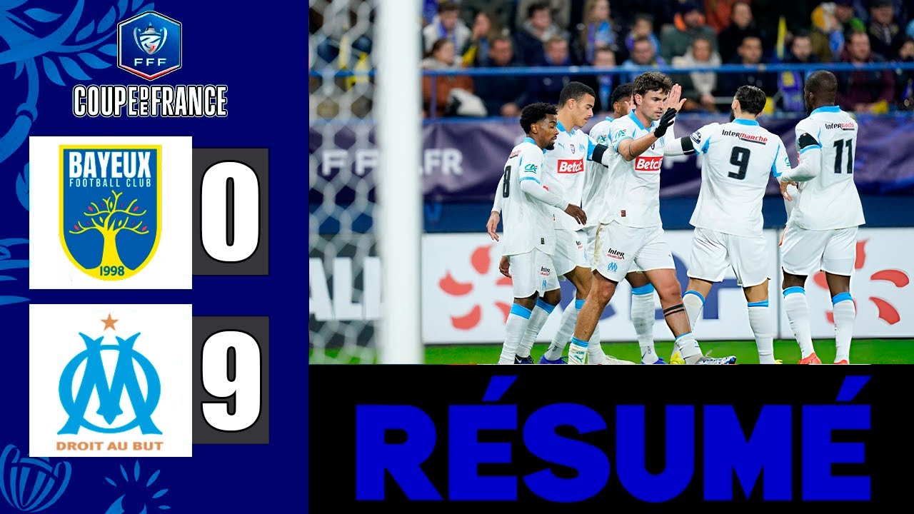 Bayeux Marseille 0-9 | Coupe de France 2025-26 ⚽