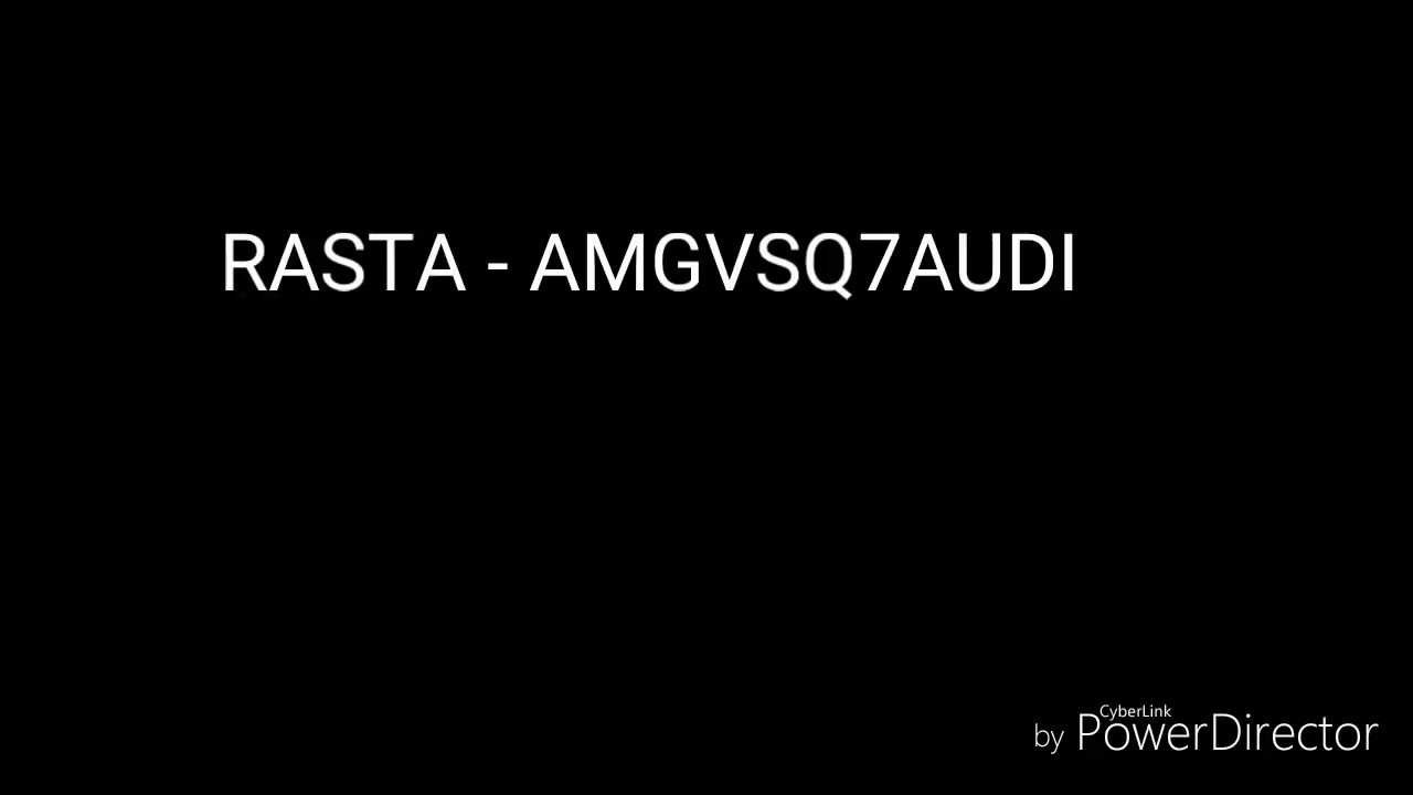RASTA - AMGVSQ7AUDI 🎶 Lyric Video | Balkaton Gang