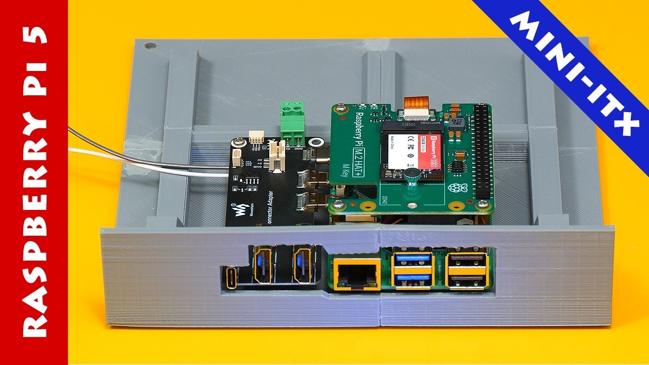 Raspberry Pi 5 as Mini-ITX Board for PC Cases