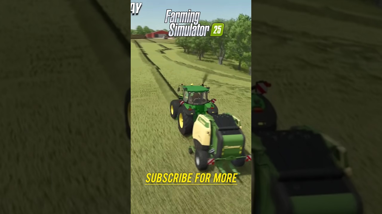 Farming Simulator 25: Making Grass Bales with John Deere 🚜