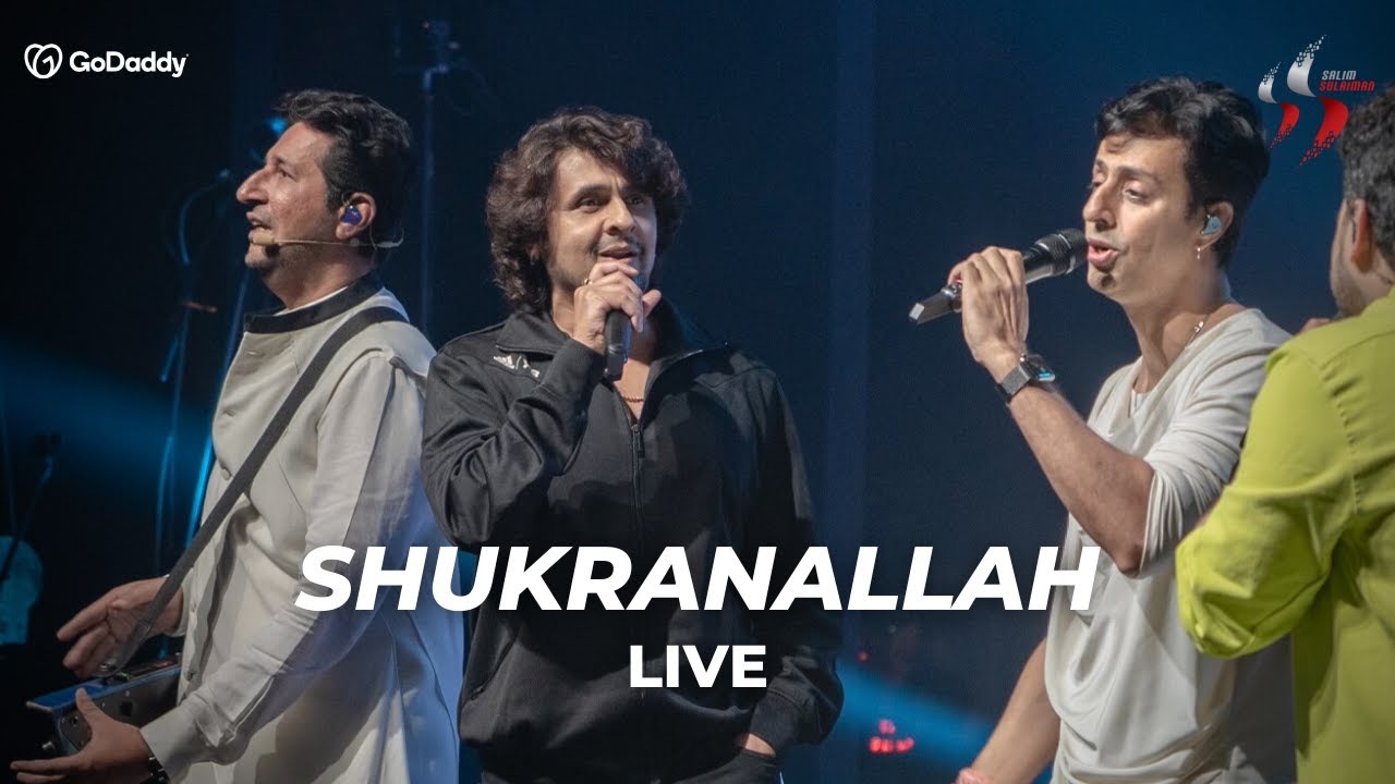 Shukran Allah Live in Mumbai | Salim Sulaiman, Sonu Nigam | GoDaddy presents Zariya | #SSLive
