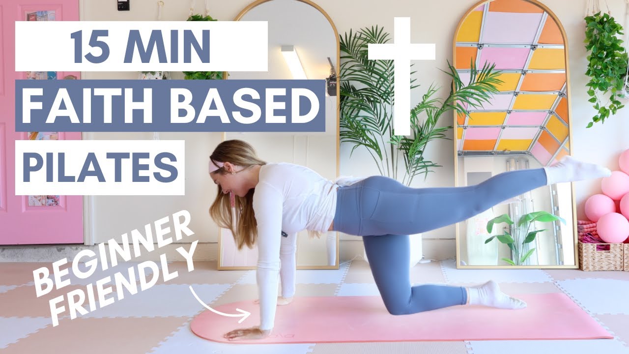 15-Minute Faith-Based Beginner Pilates π§ββοΈ | No Equipment, Full Body Workout