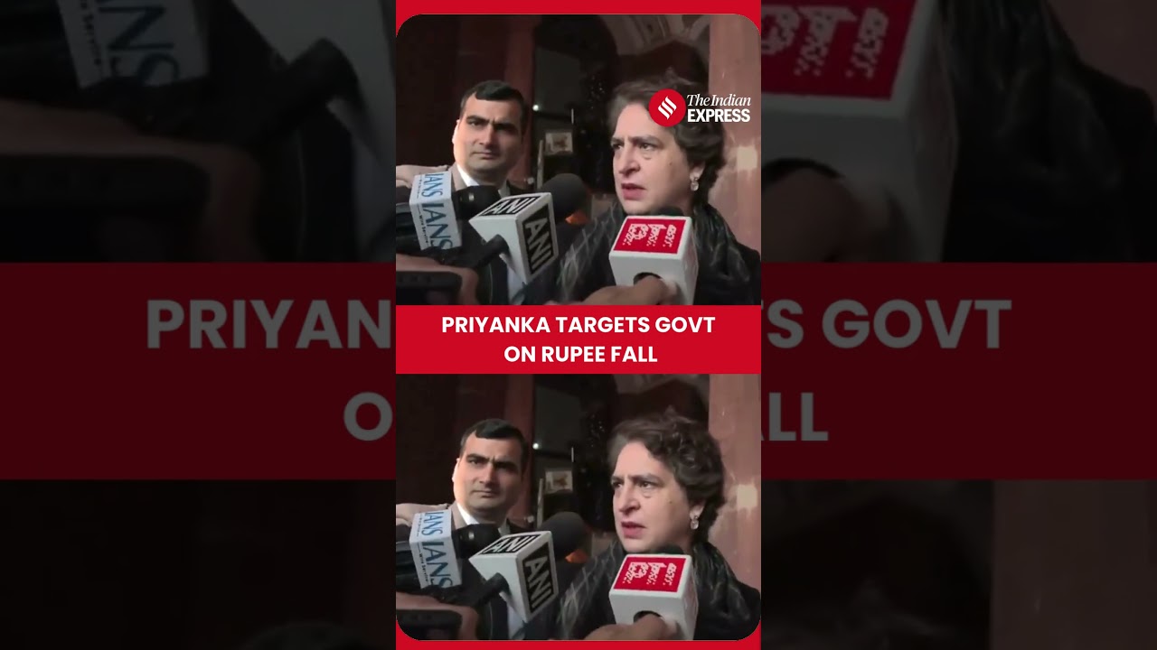 Priyanka Gandhi Criticizes Govt as Rupee Hits 90 💸