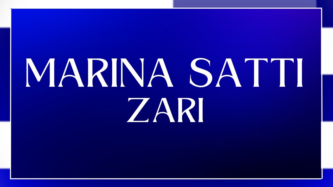 Marina Satti - Zari | Eurovision 2024 Greece 🇬🇷
