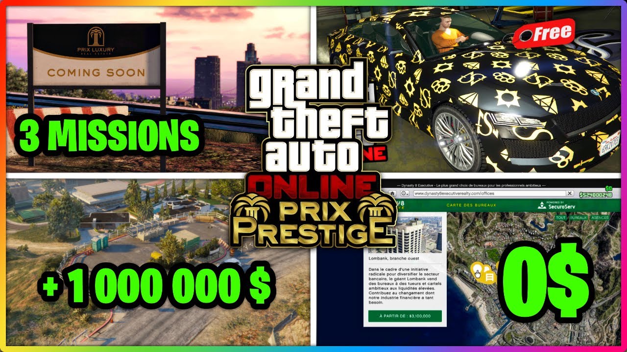 DLC MANOIR, Bonus & Promo du 13/11 sur GTA5 ONLINE !!