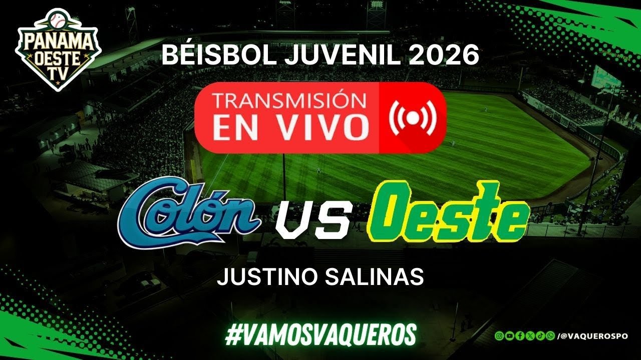 ENVIVO: Colon vs Oeste | Juvenil Baseball 2026 ⚾