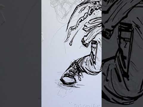 Comic inking isn't calligraphy! Lesson for Inktober day 2 #comics #manga #artist