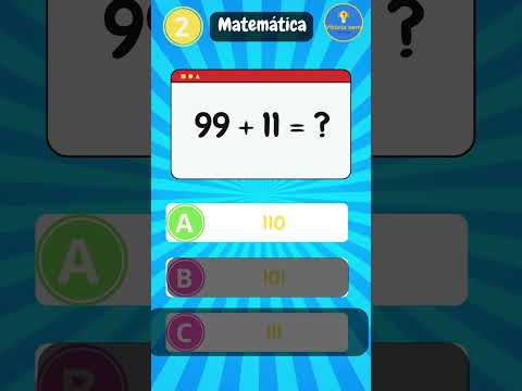 ⚠️QUIZ MATEMÁTICA | DÍFICIL | QUIZ  #quiz