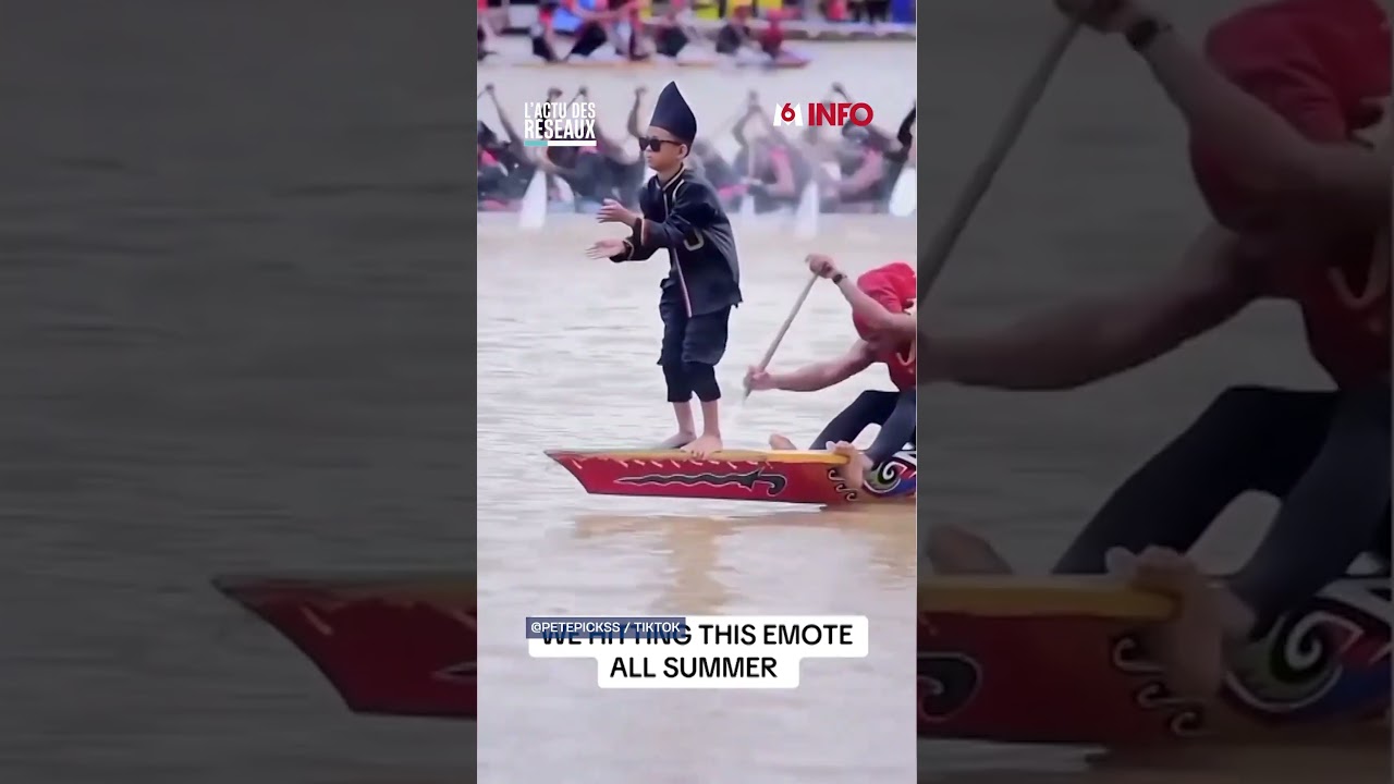 Une danse sur la proue d’un bateau devient virale ! 🌊