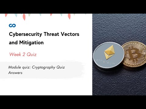 Module quiz: Cryptography Quiz Answers