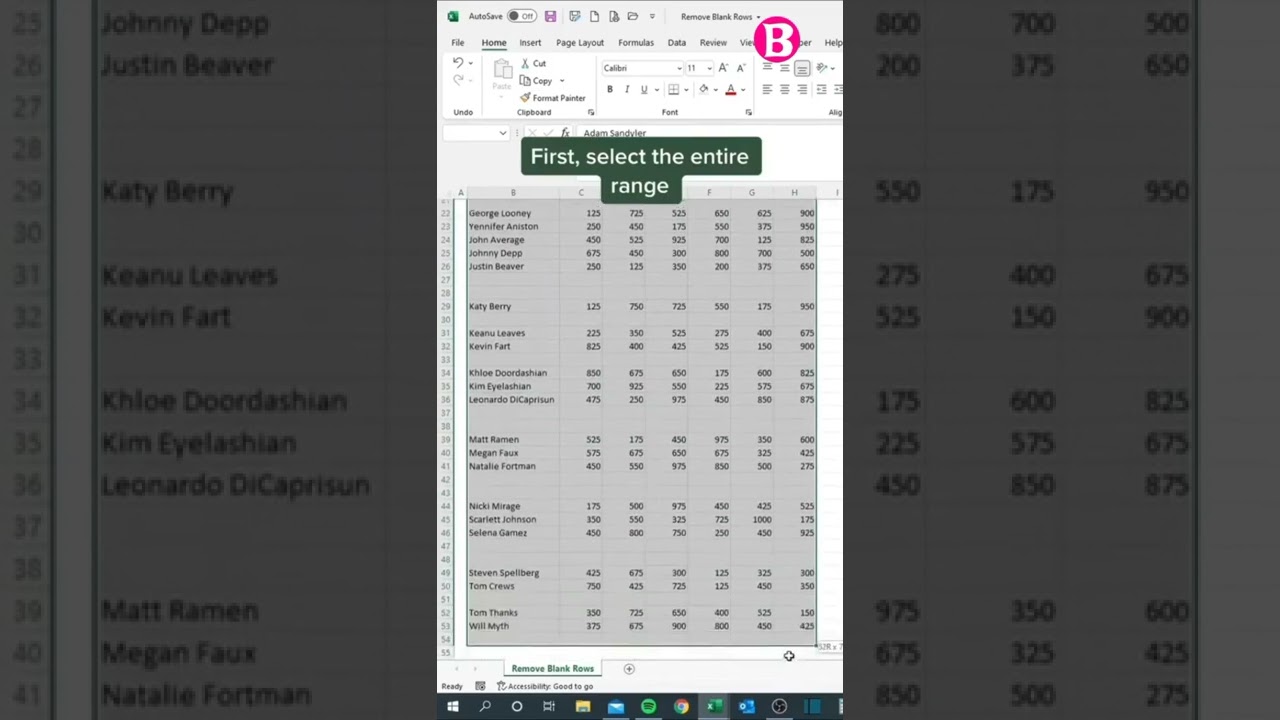 How to Quickly Delete All Blank Rows in Excel 🚀