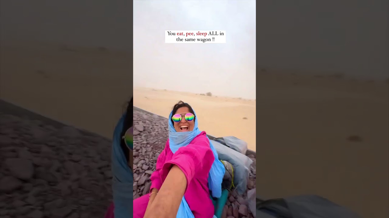 My Epic 18-Hour Sahara Iron Ore Train Ride 🚂