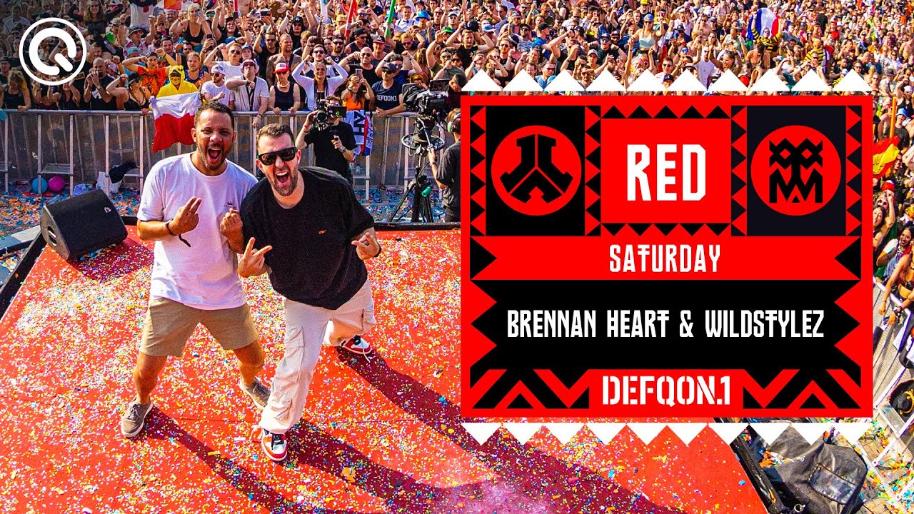 Brennan Heart & Wildstylez at Defqon.1 2023 RED