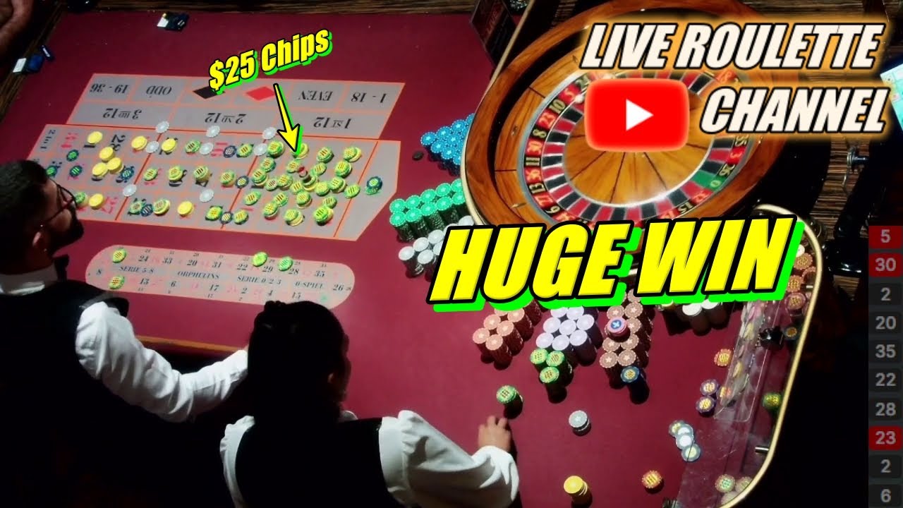 Live Vegas Roulette Win with $25 Chips 🎰