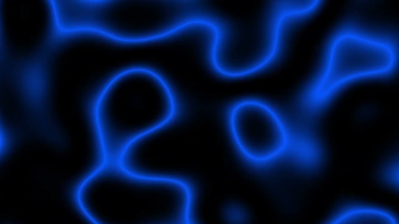 Relaxing 4K Dark Blue Neon Lights Background π β Perfect for Your PC & Windows Screen