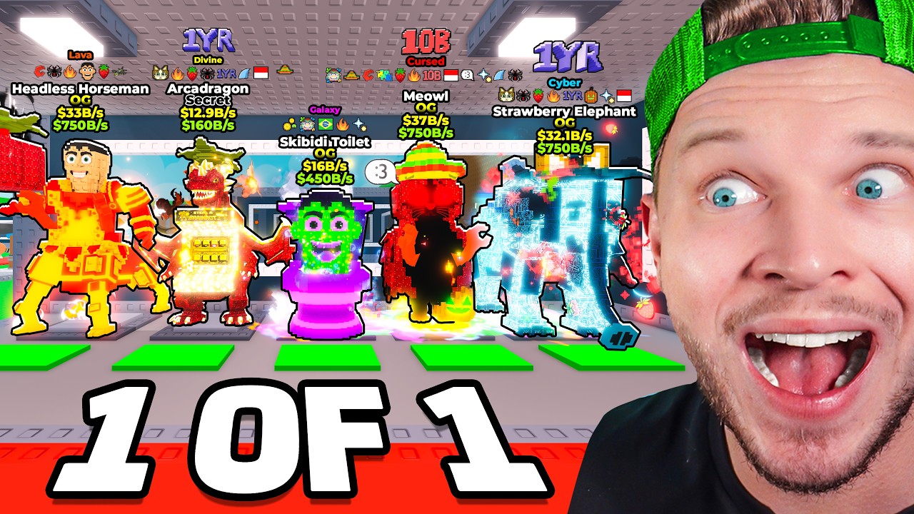 Découverte de Brainrots 1 of 1 sur Steal a Brainrot 😱