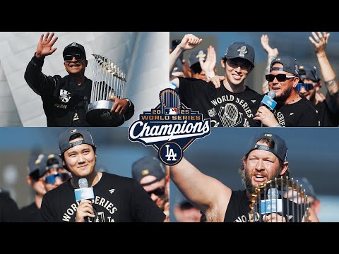 BEST MOMENTS from the Dodgers 2025 World Series parade 🥳 (Key players deliver awesome speeches!)