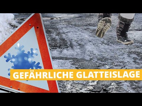 Unwetterartige Glatteisgefahr am Montagmorgen ❄️