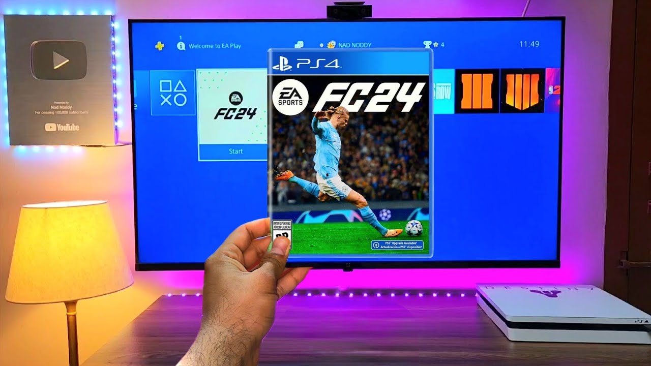 EA FC24 Gameplay on PS4 Slim 🎮