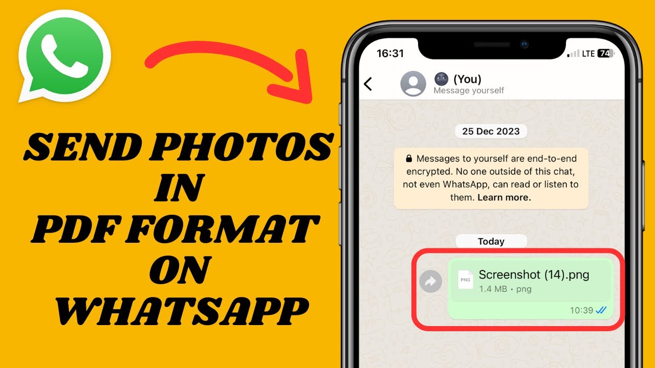 Easily Send Photos as PDFs on WhatsApp in 2025 π±