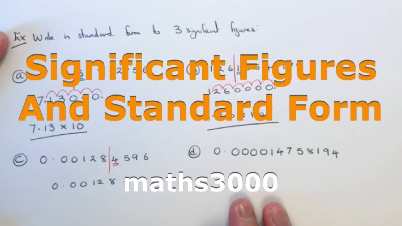 Master Rounding Numbers to 3 Significant Figures & Converting to Standard Form ✨