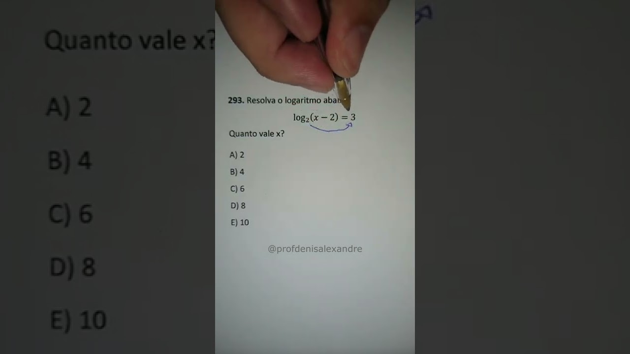 Como Resolver Equações com Logaritmos