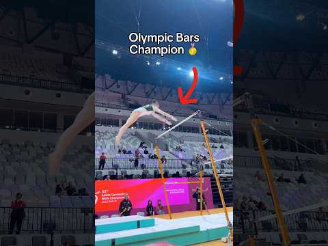 Her routine gave me chills 😳 #gymnastics #gymnast #olympics #olympic #sports #sport #bars #algeria