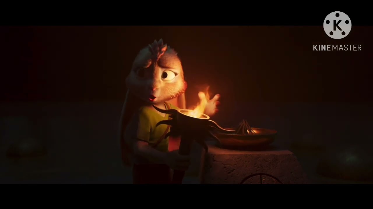 CHICKENHARE AND THE SECRET OF THE GROUNDHOG MOVIE CLIP - FIRE AND HOT (2025)